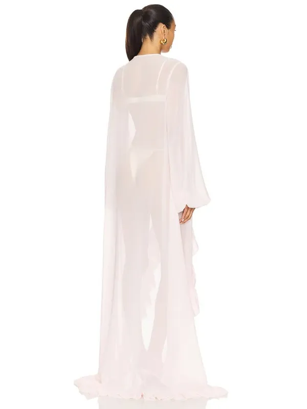 Caroline Constas Charlize Coverup White Womens Size Medium - Image 3