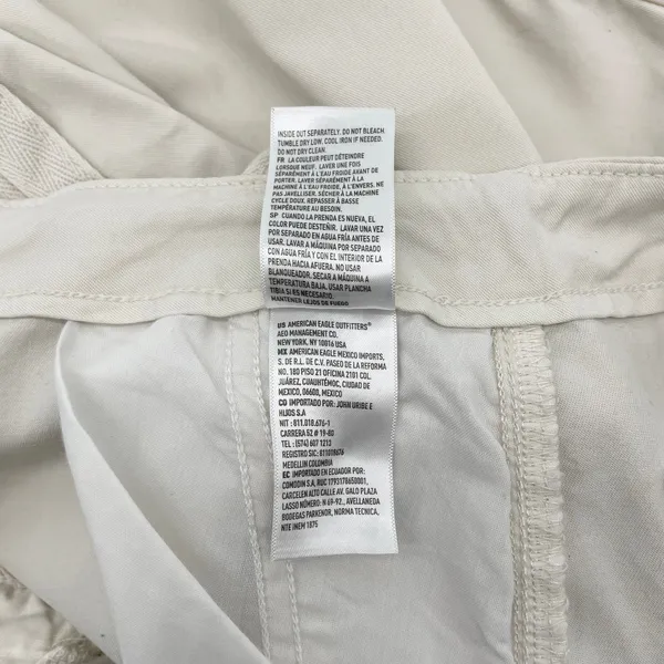 American Eagle Cargo Pants Women 000 Short Baggy Wide‎ Leg Minimal Indie Skater - Image 10