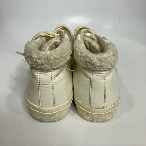 Madewell sidewalk Hightop Sneakers white leather casual unisex women’s‎ size 7.5 - Image 5