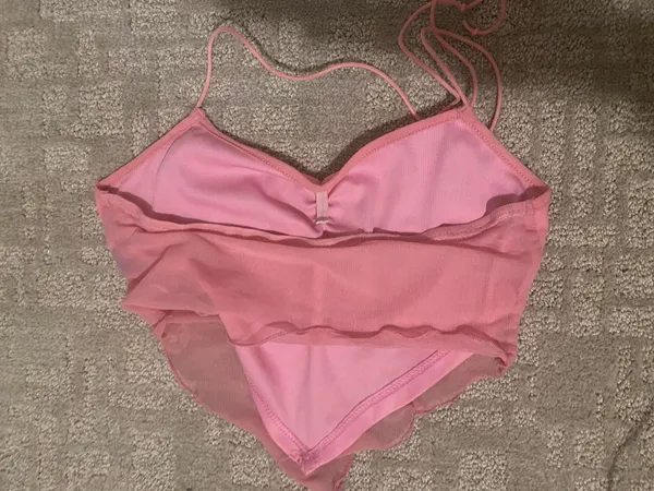 Pink Tank Top Crop Size XS - Image 4