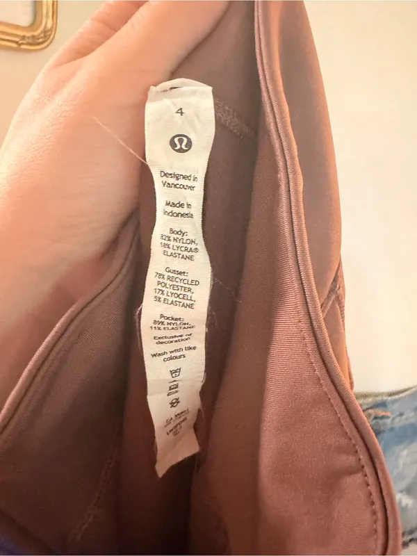 lululemon athletica Mauve Brown Workout Top - Image 6