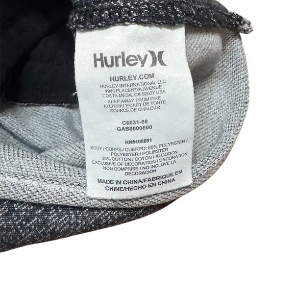 Hurley Shorts Womens XS Gray Heather Dolphin Hem Drawstring Pocket - Image 6