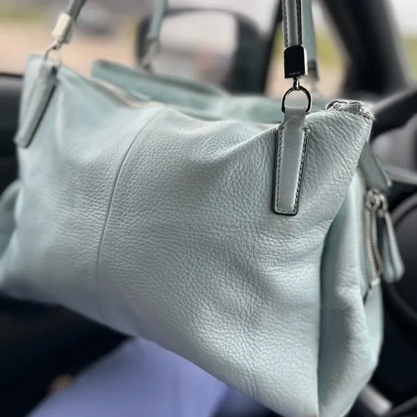 Coach. Baby Blue Satchel. - Image 12