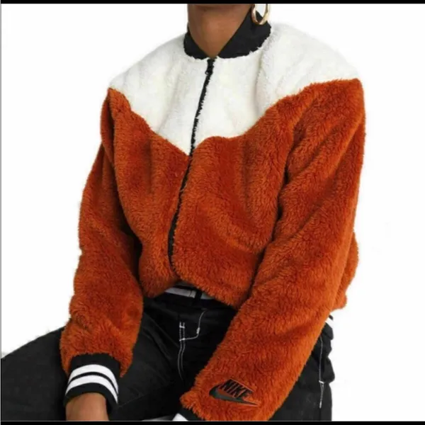 Nike Fuzzy Bomber Sweater - Image 7
