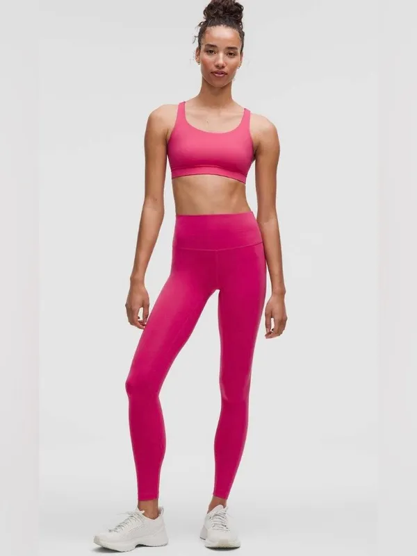 Lululemon NWT Wunder Train High Rise Tights 28” Leggings Raspberry Coulis Size 8 - Image 4