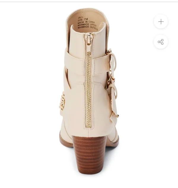 Coconuts by Matisse Booties Ivory Size 7 - Image 4