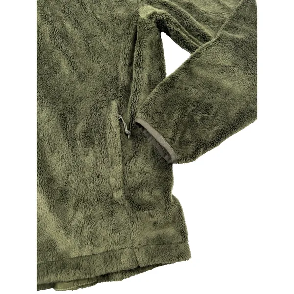 North Face Women's Osito Coat Jacket High Pile Teddy‎ Fleece Size Large Green - Image 3