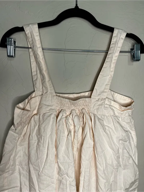 Piyama‎ Suzie Peach Cotton Babydoll Pajama Top Soft Sleepwear Lounge Tank - Image 7