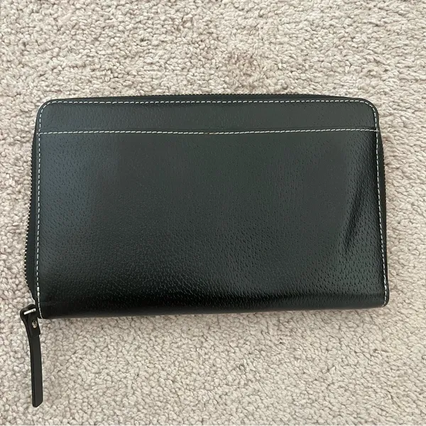 Kate Spade New York Black Leather Continental Wallet - Image 3
