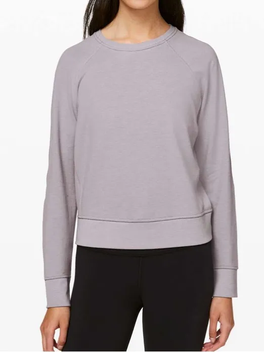 Lululemon Every Moment Crew Lavender Grey - Image 3
