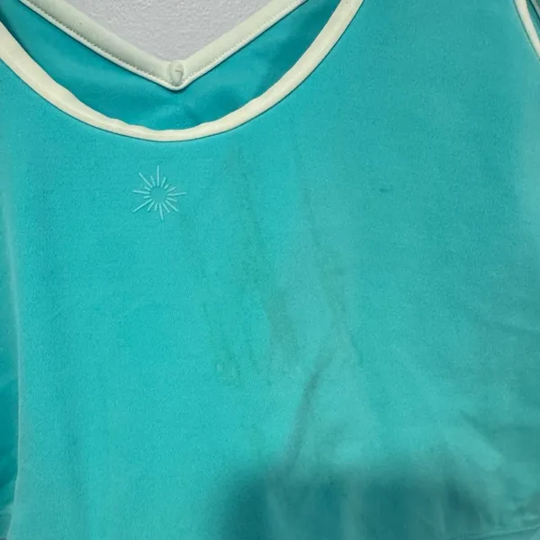 Blue‎ and white Aerie bra tank top - Image 5