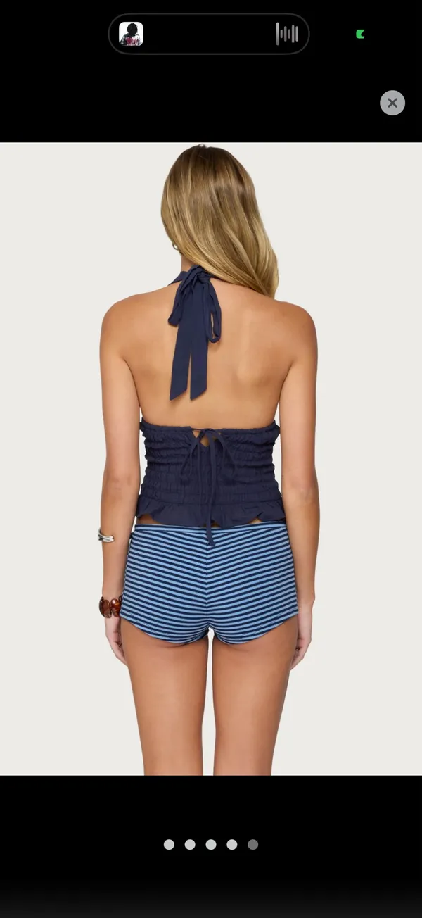 Edikted navy halter top - Image 3