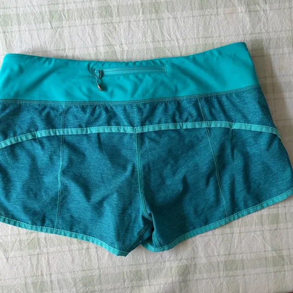 Lululemon Speed Up Women’s Teal Shorts - Stretch Performance - Image 4