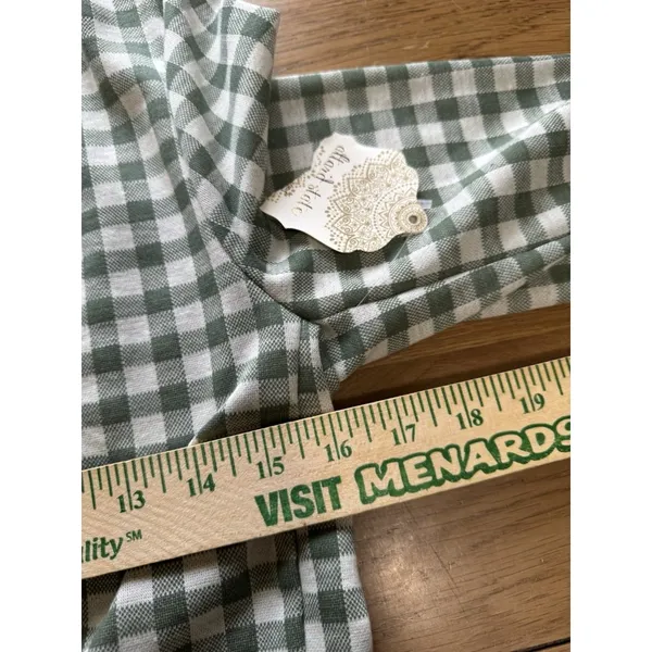 Altard State Green‎ Checkered Blazer Sz Small Classic Office Career Professional - Image 5