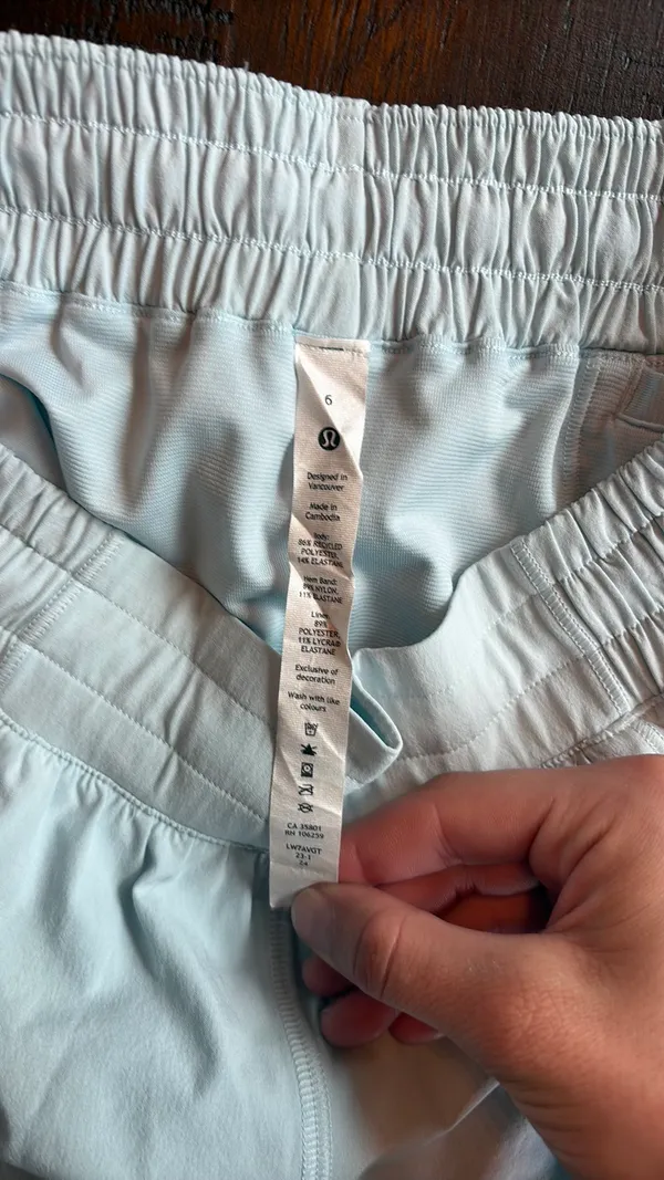 Light Blue Lululemon Shorts - Image 4