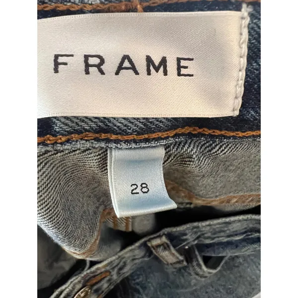 Frame The Candle Jeans Size 28‎ Seattle Mid Rise Tapered Barrel Leg - Image 8