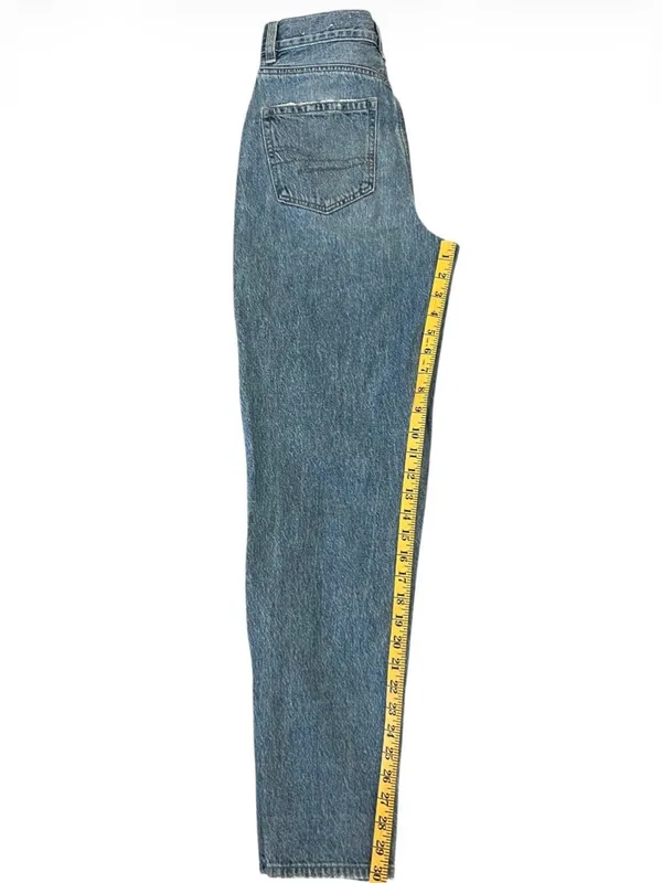 American Eagle Relaxed Mom Jeans Light Wash Size 2 Ripped - Image 3