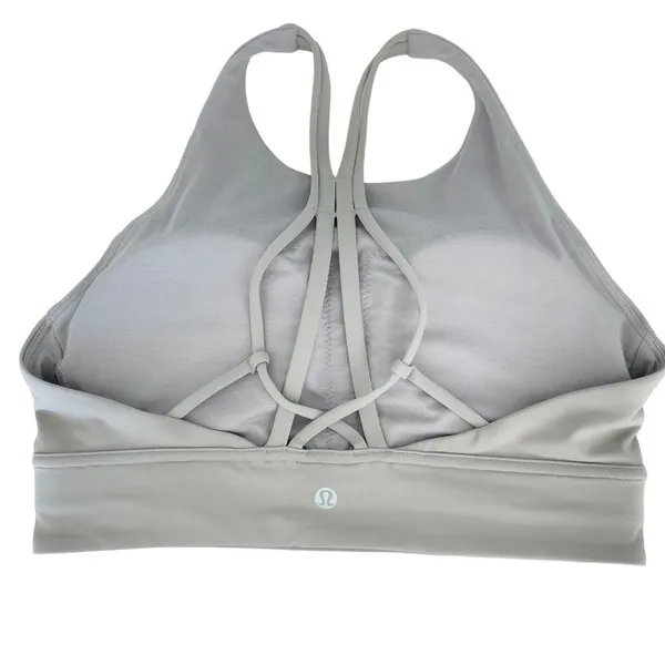 Lululemon Ride and Reflect Bra Dark Chrome Size 8 Sports Bra - Image 8
