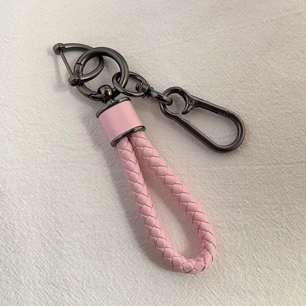 Car Keychain Carabiner Keychain for Men Women Braided Rope Bag Charm Key Rings - Image 4