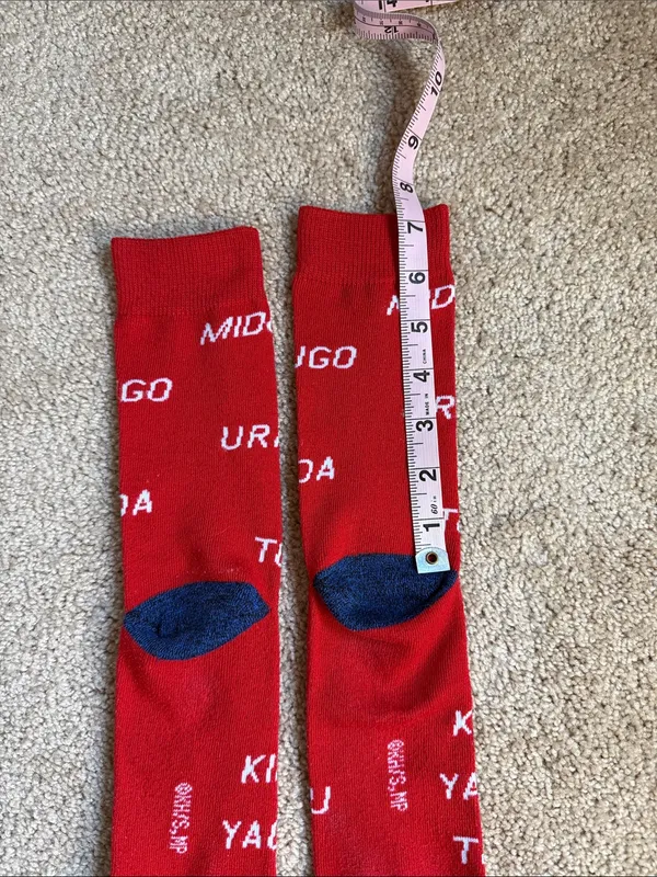 My Hero Academia Red Class 1-A Character Crew Socks. Unisex - Image 3