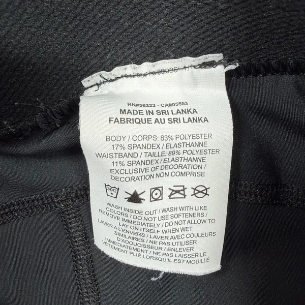 Nike Pro Dri-FIT Women’s Compression Shorts Medium Black Logo Waistband - Image 4