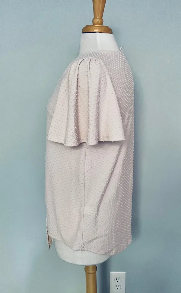 Pinkblush Maternity Pale Light Pink Polka Dot Too - Image 3