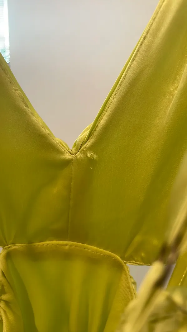 Sincerely Jules green pleated maxi with cutouts  - Image 4