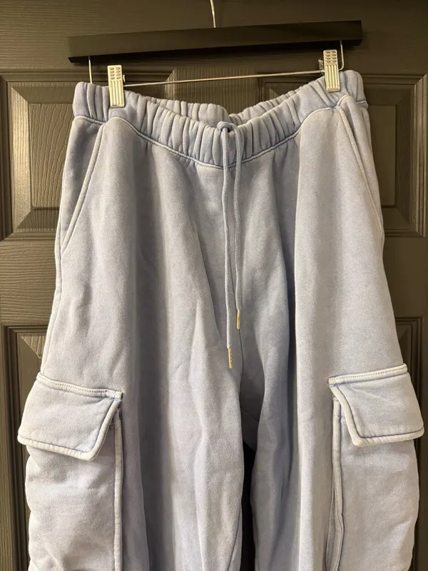 Abercrombie Cargo Joggers High-Waisted sweatpants L - Image 3