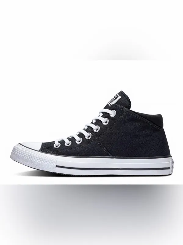 NWOB Converse Black & White High-Top Sneakers Size 7.5 - Image 4