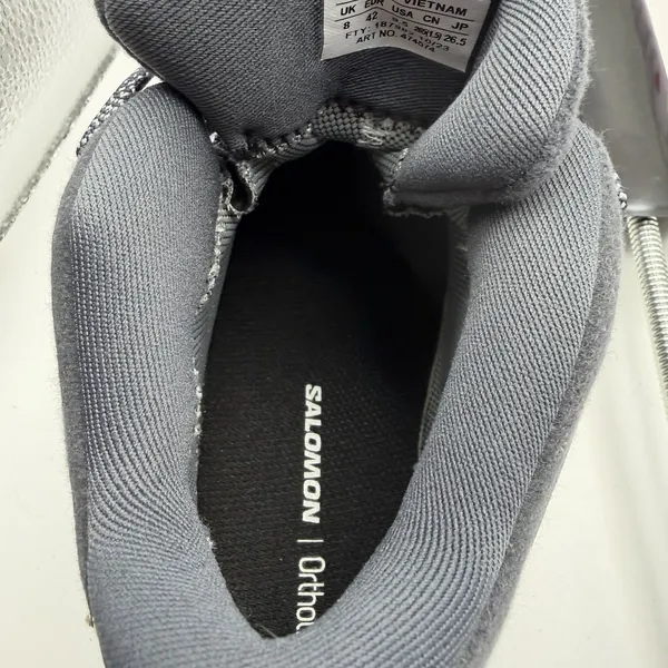 Salomon Elixir Activ Mid Waterproof Hiking Boots Shoes Womens Sz 9.5 Gray White‎ - Image 8