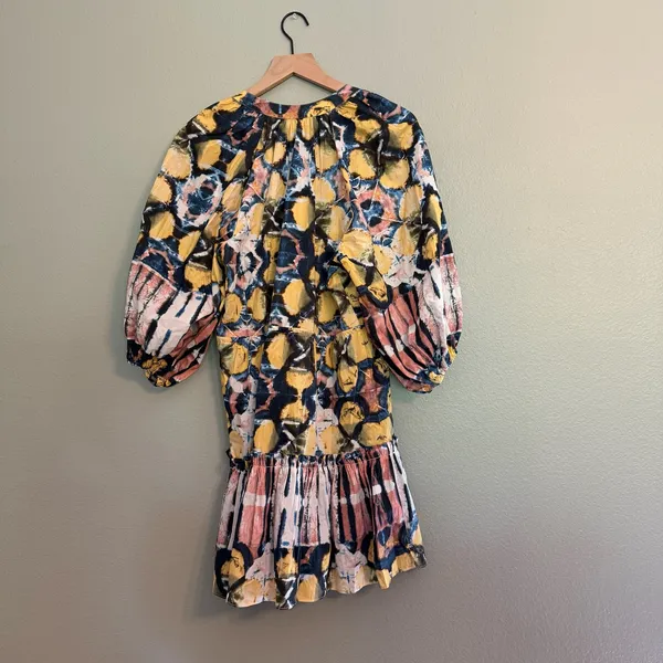 new revolve alexis kasi puff sleeve mini dress size small - Image 3