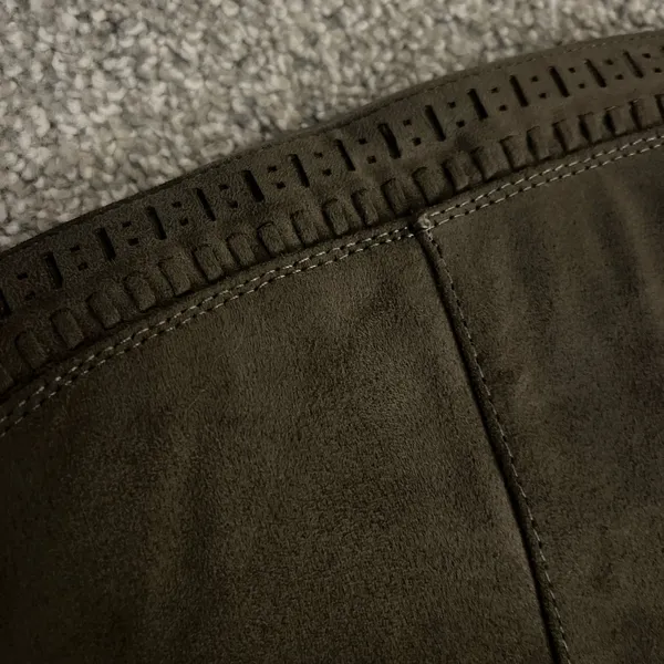 Boho Faux Suede Dark Brown Over the Knee Boots - Image 4