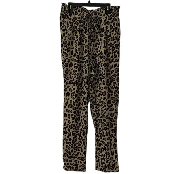 Almost Famous Leopard Print Lightweight Ankle Length Pants(Size Medium) - Image 3