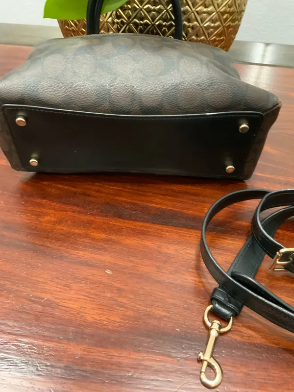 COACH Signature 2WAY Handbag Shoulder Bag - Image 16