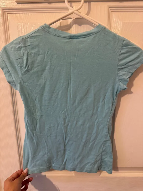 Bling bling funny baby tee Blue - Image 3