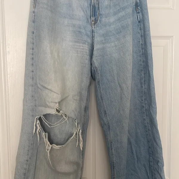 American Eagle two tone high waisted wide leg - Image 2