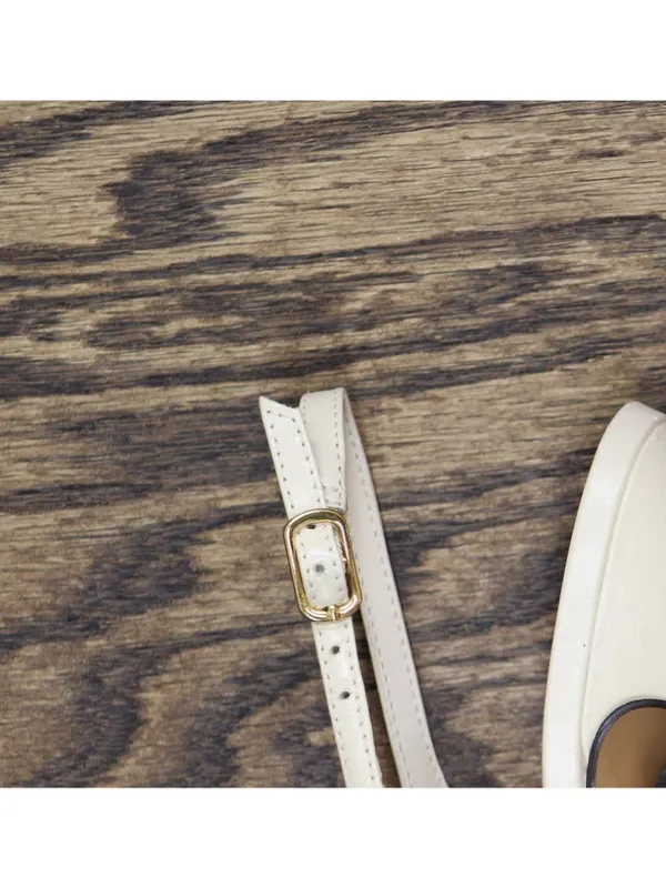 NWT Arezzo Womens Olivia High Stiletto Leather Pumps Panacota Off White 6.5B - Image 15