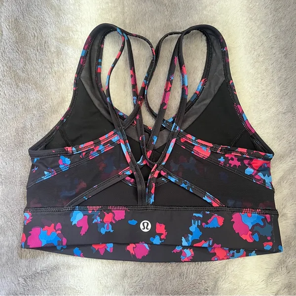 Lululemon Strap It Like Its Hot Bra Dandy Digie Multi / Black size 4 - Image 4