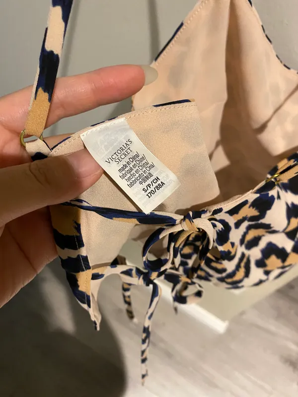 Victoria's Secret Tie Back Animal Print Cute Top, Never Worn - Image 6