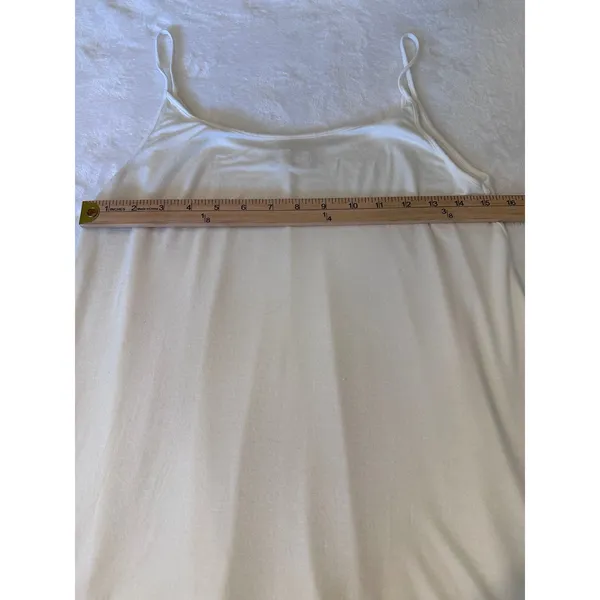 Altar'd State White Lace Hem Camisole Tank Top Womens Medium D11405 Boho Scoop - Image 5