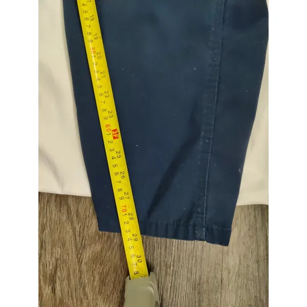 C. E. Schmidt Workwear Jumpsuit Coveralls Navy Blue Zip Pockets Long Sleeve XLR - Image 9
