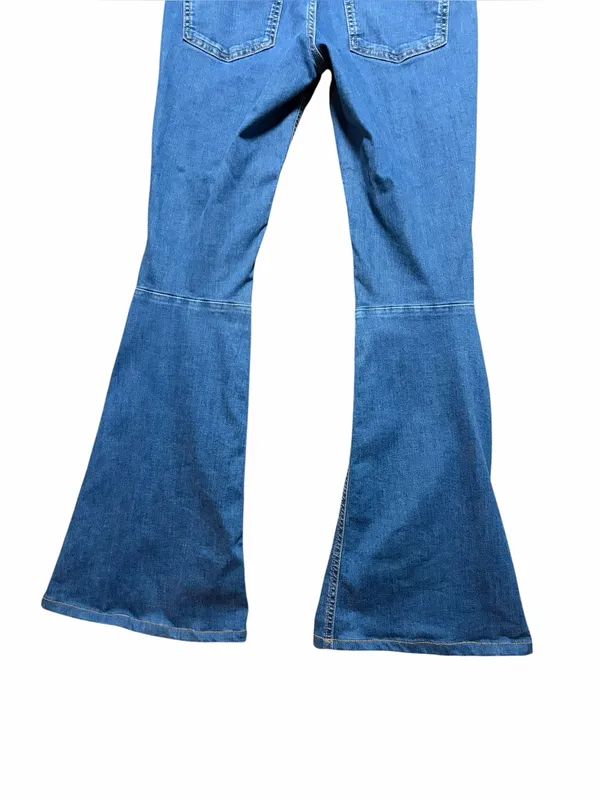 Free People We The Free Penny Pull-On Flare Jeans Size 28 - Image 5