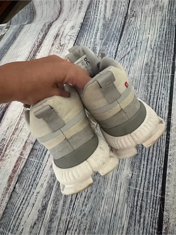 On Running Cloud Hi High-Top Sneakers Glacier Grey Women’s size 9 - Image 4
