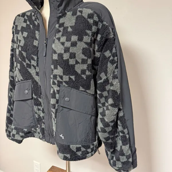 *NEW* Joy Lab Printed High Pile Fleece Jacket - Image 3