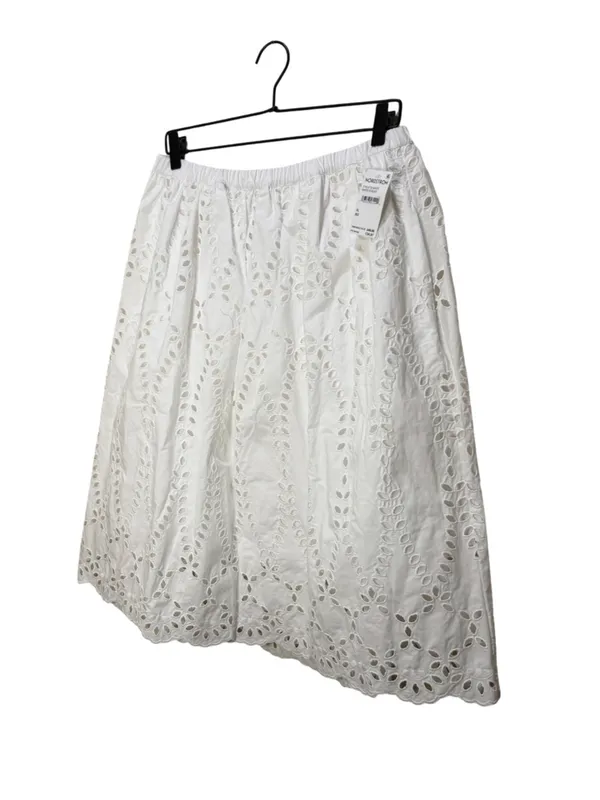 Frank & Eileen Gracie White Eyelet Midi Skirt NWT XL - Image 5