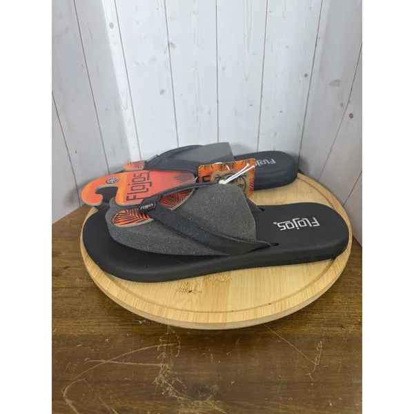 flojos‎ sandals campbell sparkle strap womens 9 NWT Black - Image 5