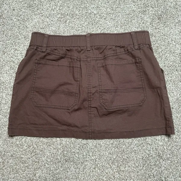 Brown mini skirt - Image 3