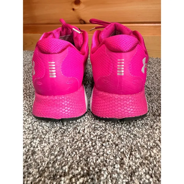 Under Armour HOVR Infinite 3 Womens Running Shoes Pink Bluetooth 3024417-600 12 - Image 4