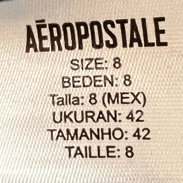876 | Aeropostale 90s Super High Rise Straight Jeans Distressed Women's Size‎ 8 - Image 5
