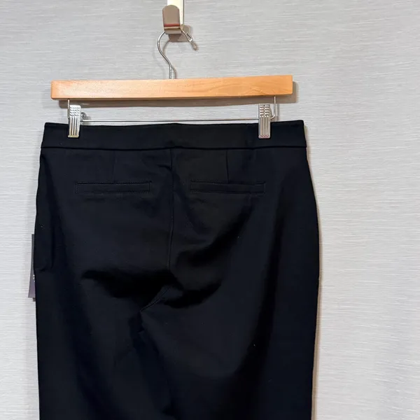 NYDJ Slim Trouser Black Dress Pants M11Z2020 Women Size 4 Inseam 33 NEW - Image 6